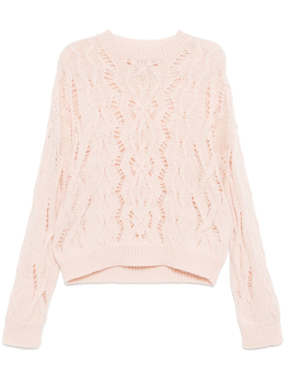 OUR LEGACY cable-knit jumper - Pink von OUR LEGACY