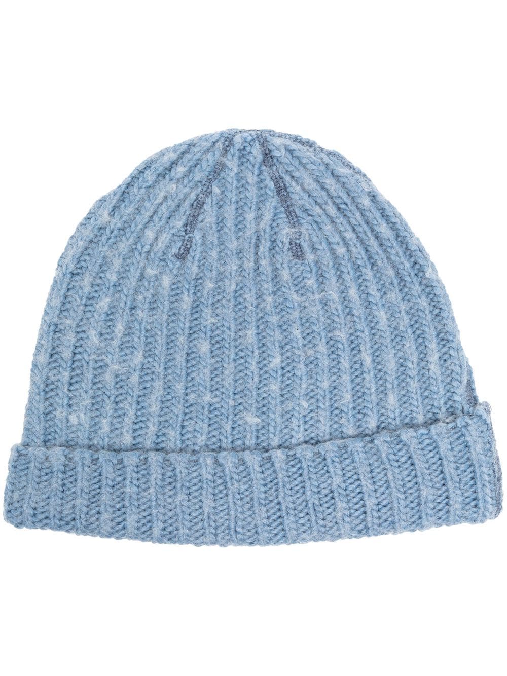 OUR LEGACY chunky ribbed-knit beanie - Blue von OUR LEGACY