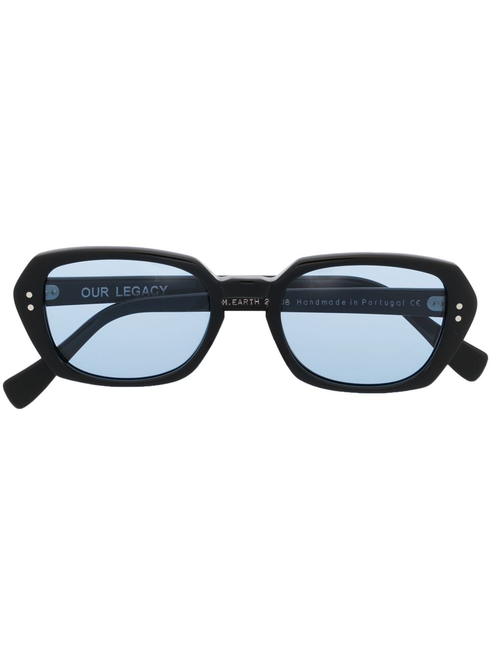 OUR LEGACY tinted-lenses square-frame sunglasses - Black von OUR LEGACY