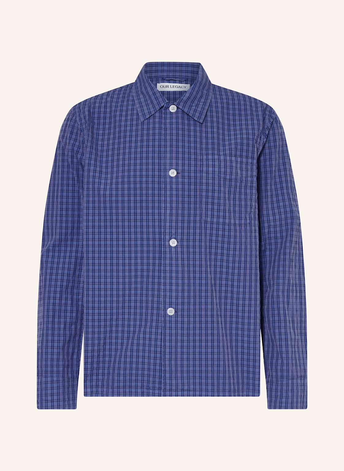 Our Legacy Hemd Box Comfort Fit blau Our Legacy Hemd Box Comfort Fit blau von OUR LEGACY
