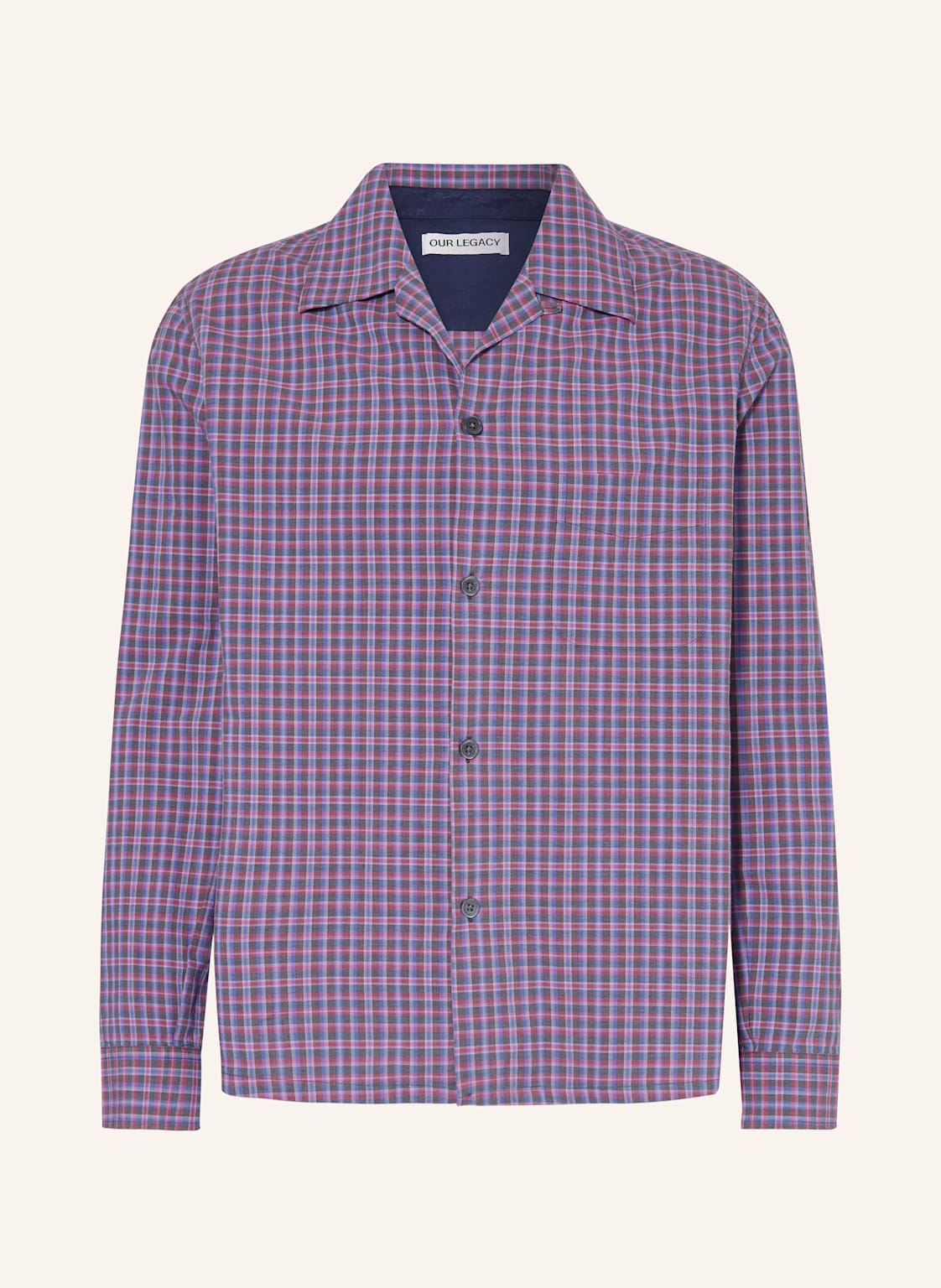 Our Legacy Hemd Heusen Comfort Fit blau Our Legacy Hemd Heusen Comfort Fit blau von OUR LEGACY