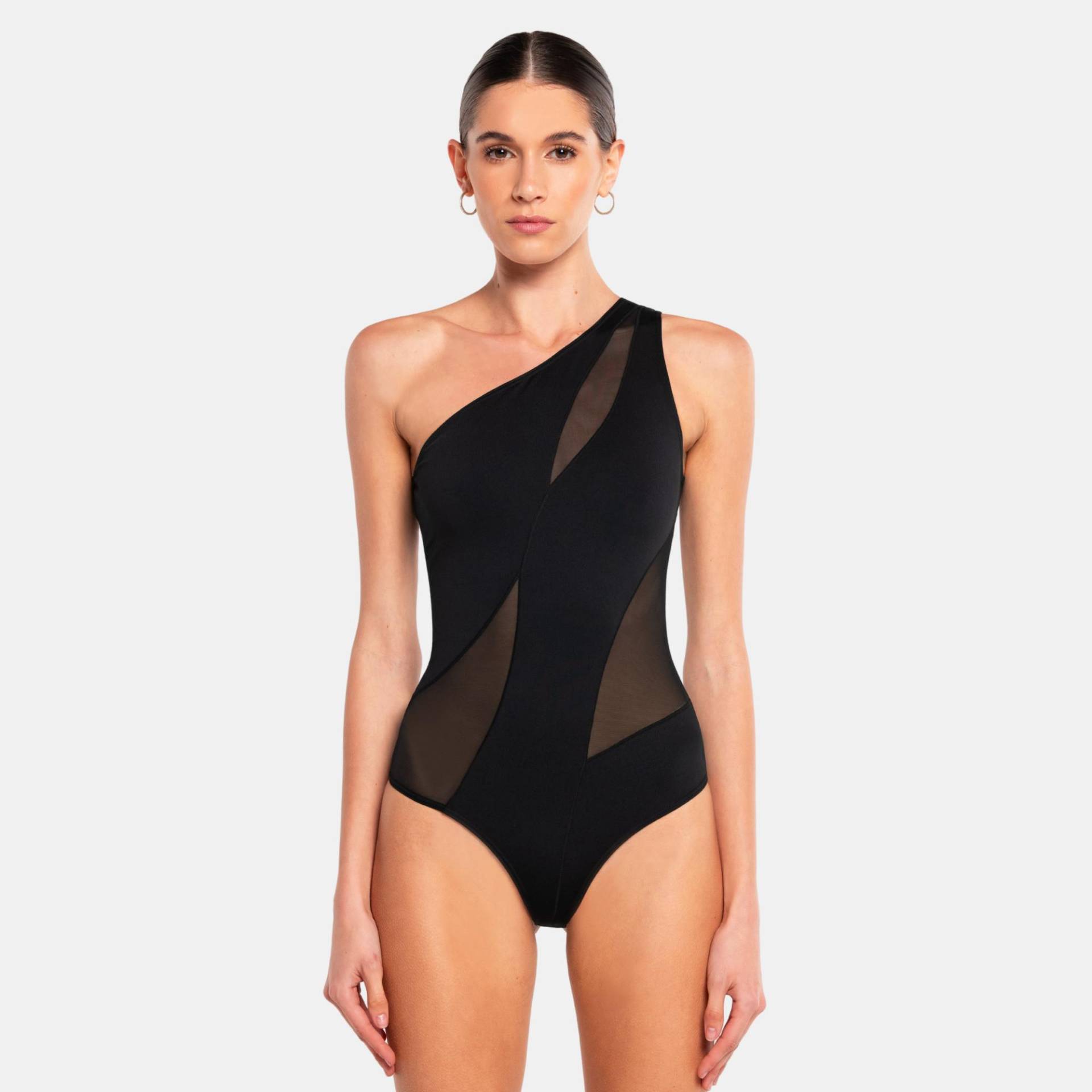 Curve Bodysuit Damen Schwarz XL von OW Collection