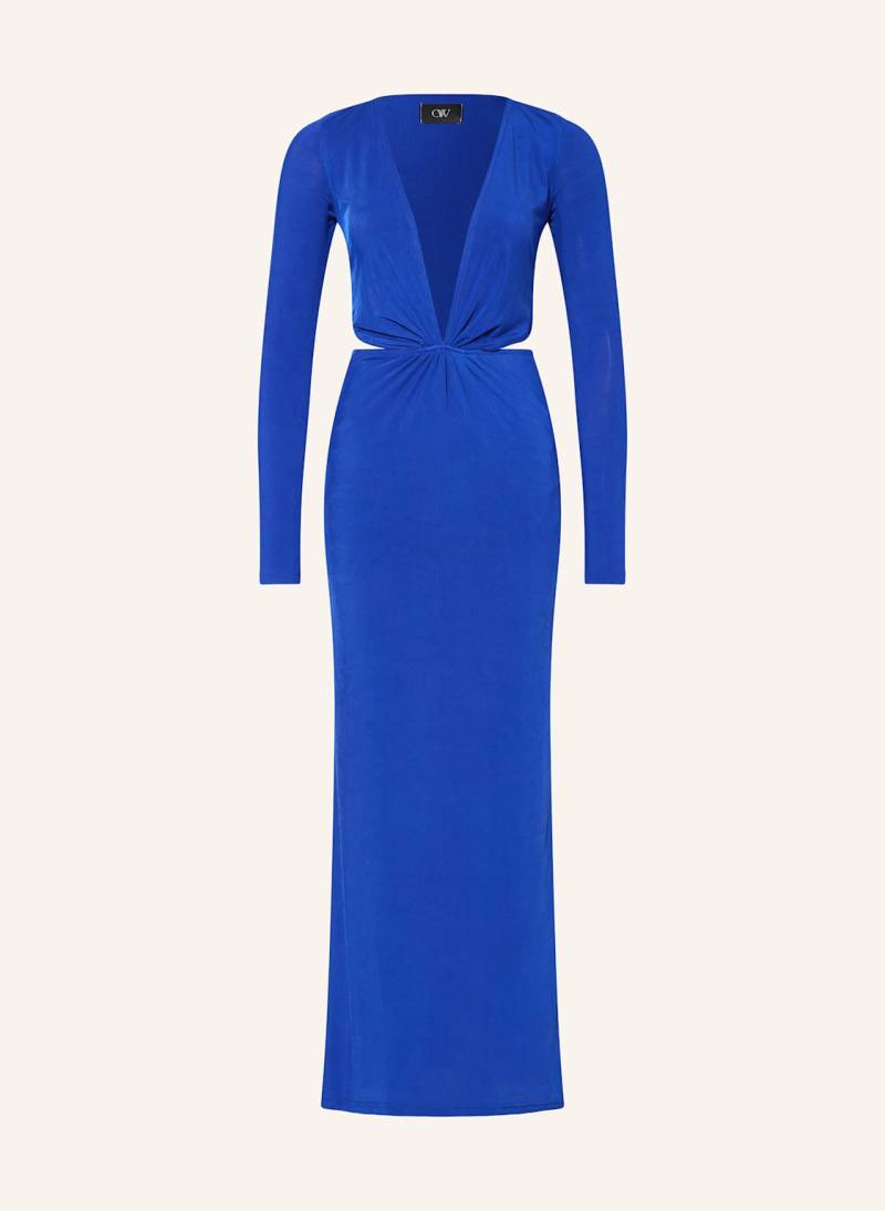 Ow Collection Kleid Midnight Mit Cut-Out blau von OW Collection