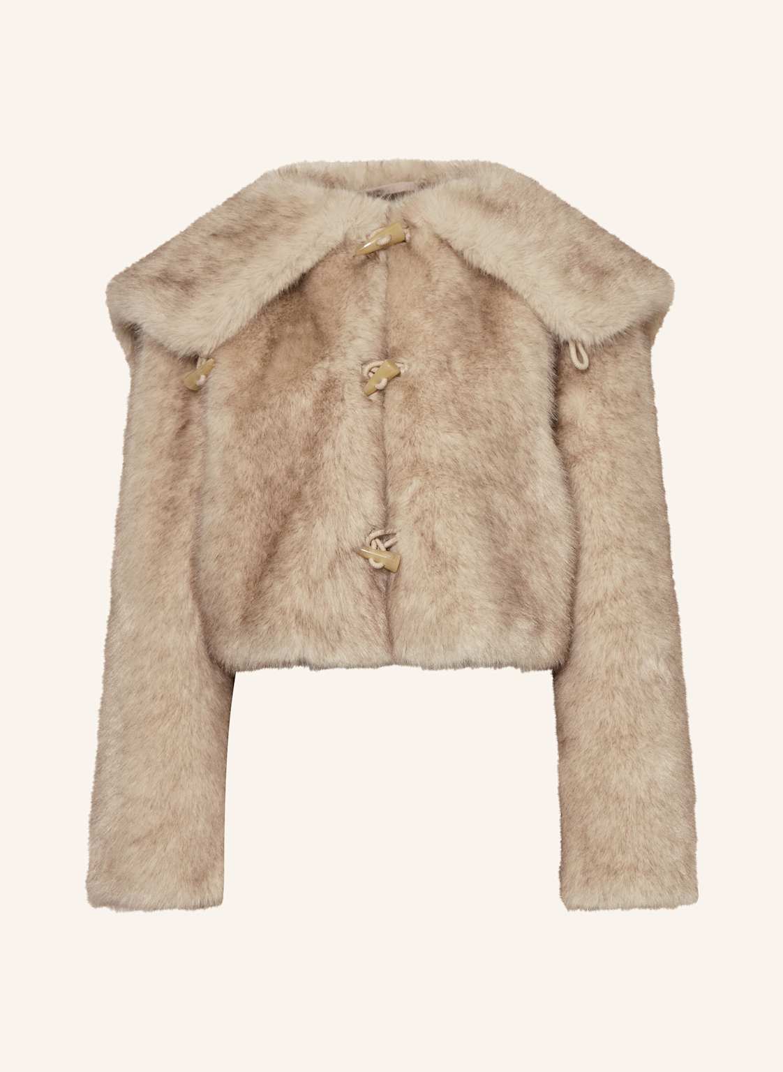 Ow Collection Kunstfell-Jacke Hamilton beige Ow Collection Kunstfell-Jacke Hamilton beige von OW Collection