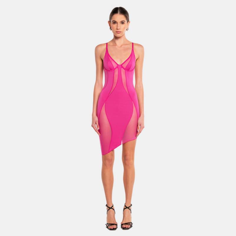 Swirl Mini Dress Damen Pink L von OW Collection