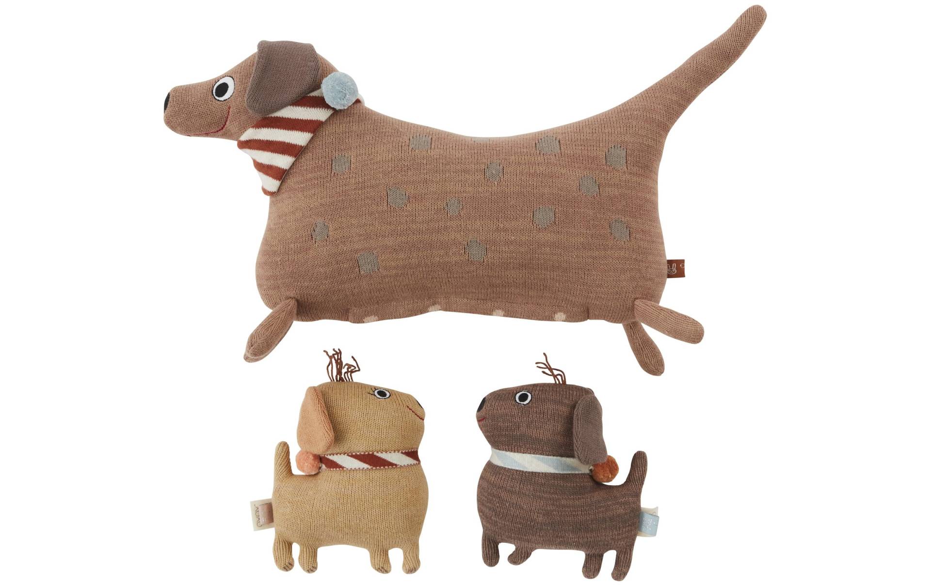 OYOY Dekokissen »Hunsi Dog with Puppies 36 cm x 35 cm« OYOY Dekokissen »Hunsi Dog with Puppies 36 cm x 35 cm« von OYOY