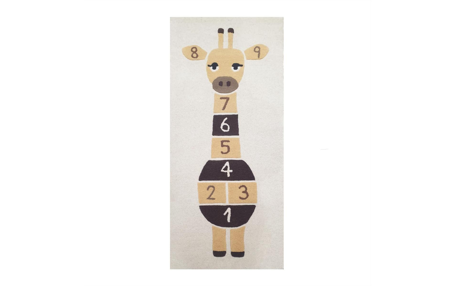 OYOY Kinderteppich »Giraffe Hopscotch Beige/Braun« von OYOY