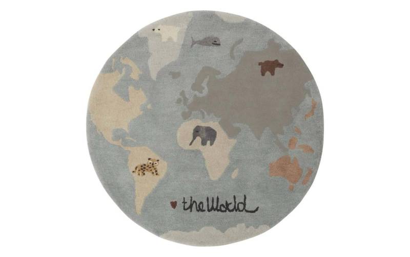 OYOY Kinderteppich »The World tufted rug Ø 120 cm« von OYOY