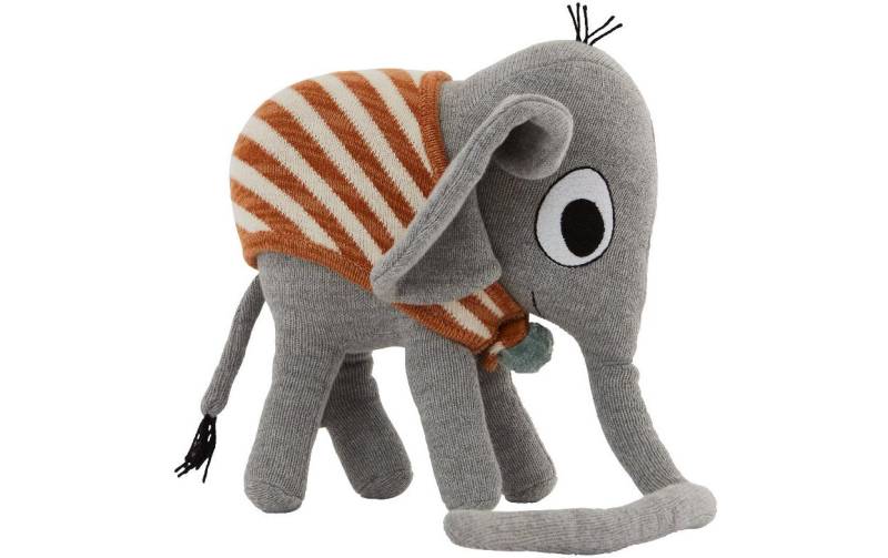 OYOY Plüschfigur »Elephant Henry 23 cm, Grau/Orange« von OYOY