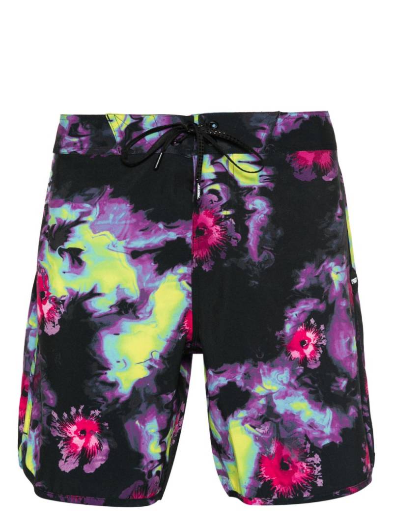 Oakley Floral Splash 19 floral-print swim shorts - Black von Oakley