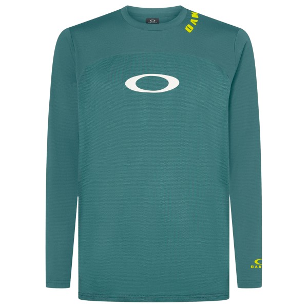 Oakley - Free Ride RC L/S Jersey - Velotrikot Gr L türkis von Oakley