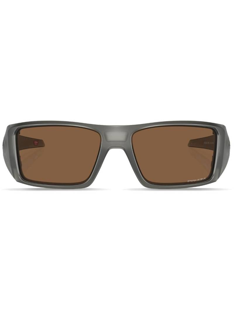 Oakley Heliostat rectangle-frame sunglasses - Grey von Oakley