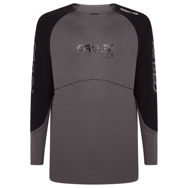 Oakley - Maven Scrub L/S Jersey - Velotrikot Gr S grau von Oakley