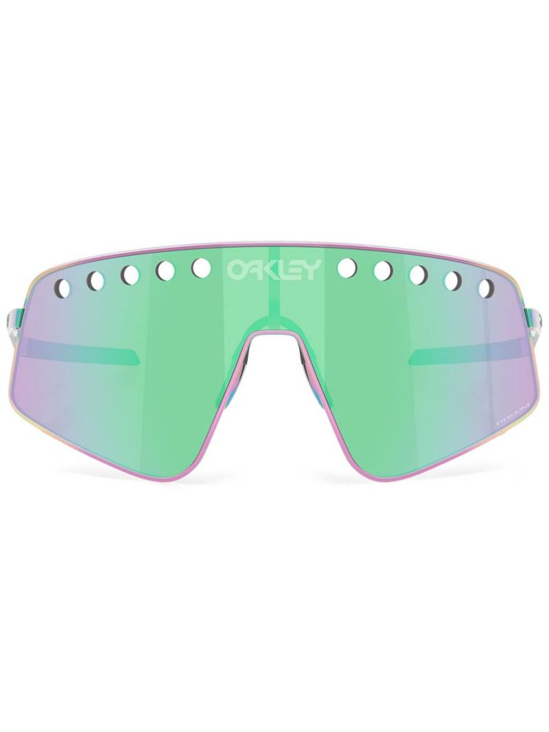 Oakley Sutro Ti Sweep shield-frame sunglasses - Blue von Oakley