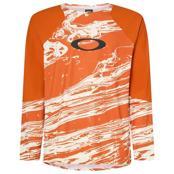 Oakley - Seeker Airline L/S Jersey - Velotrikot Gr M orange von Oakley