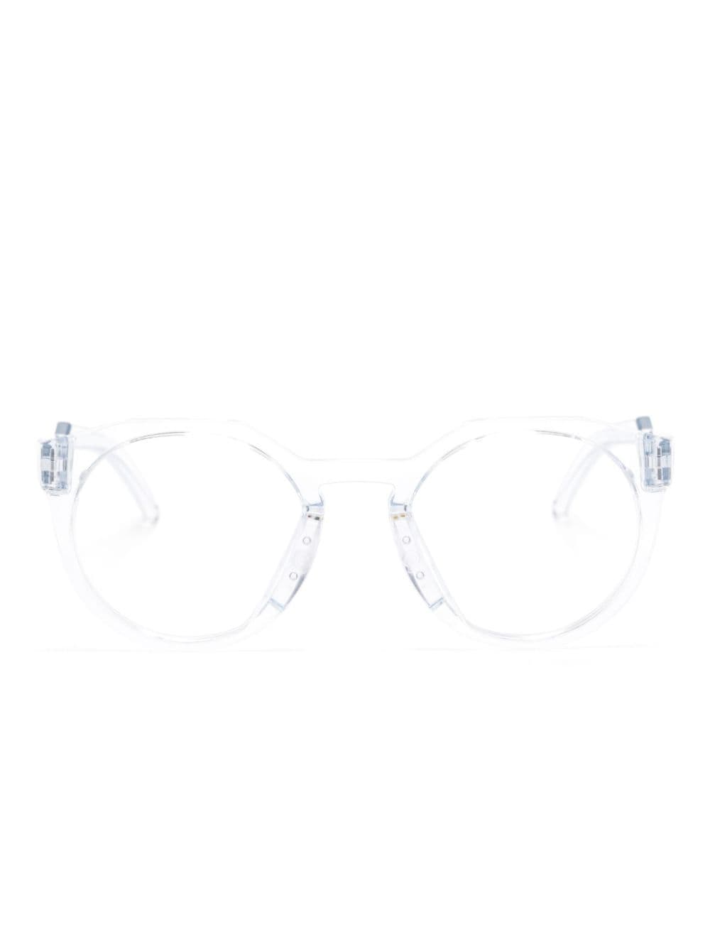 Oakley geometric-frame glasses - Neutrals von Oakley