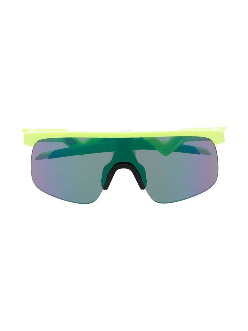 Oakley oversized mirrored glasses - Green von Oakley