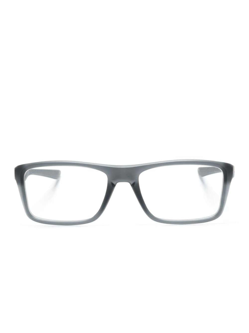 Oakley rectangle-frame glasses - Grey von Oakley