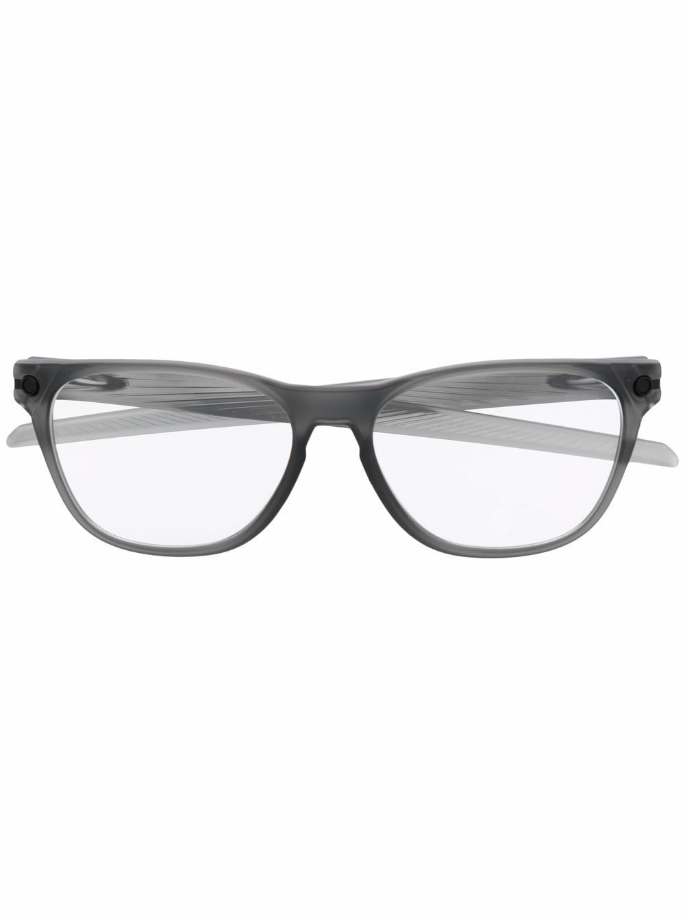 Oakley rectangle-frame glasses - Grey von Oakley