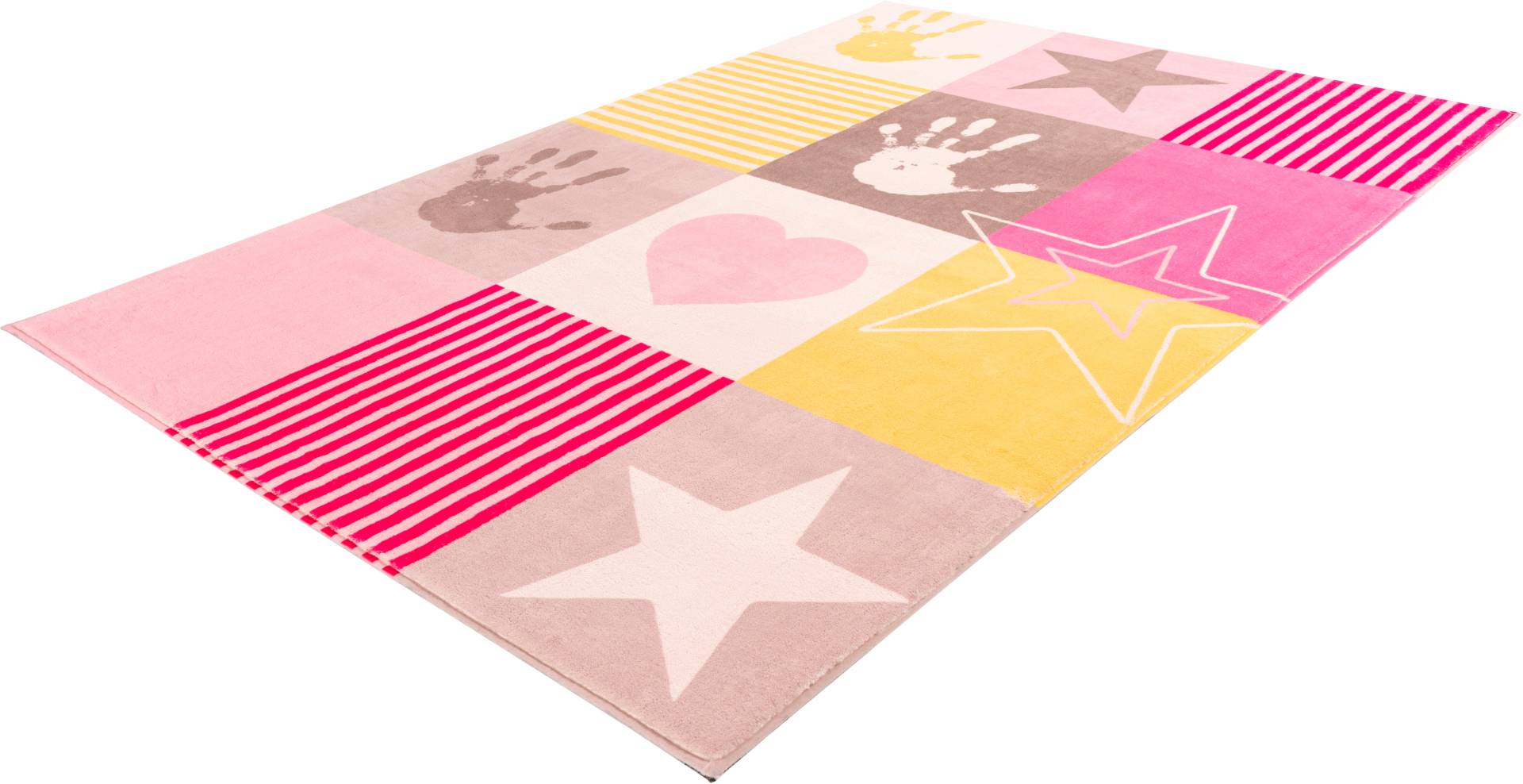 Obsession Kinderteppich »My Stars 411«, rechteckig, Kurzflor, Patchwork Design, Motiv Sterne, Kinderzimmer von Obsession