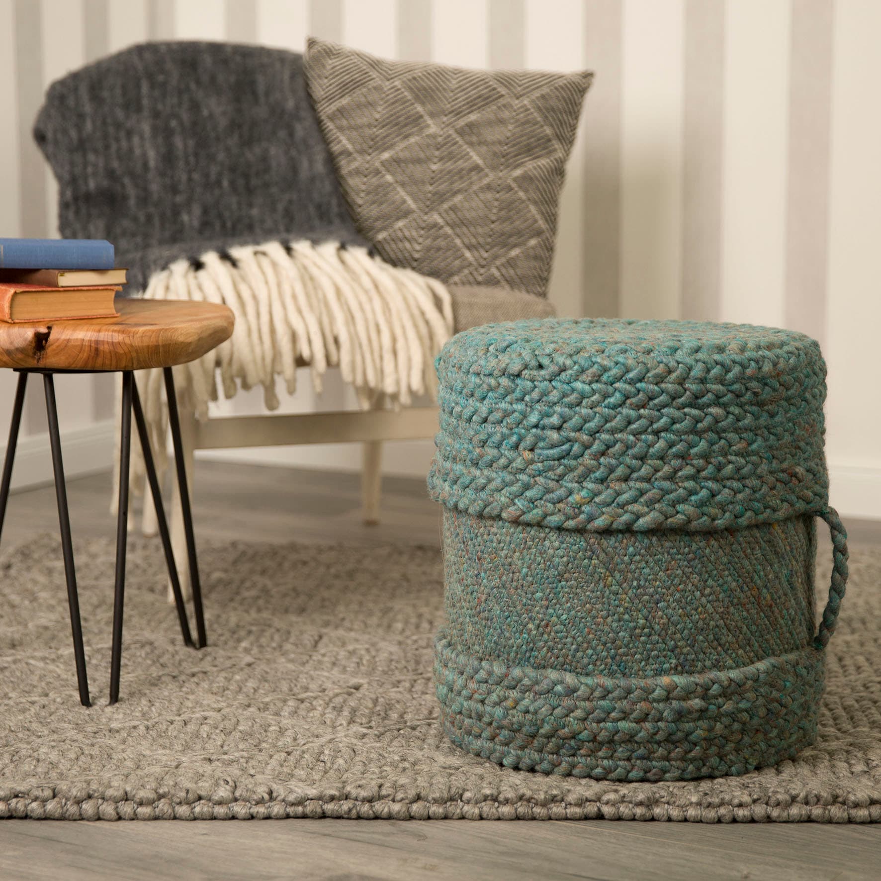 Obsession Sitzhocker »Hocker My Copa Pouf«, (1 St.), rund, Ø 40 cm, Höhe 40 cm, handgearbeitet, Wohnzimmer & Schlafzimmer Obsession Sitzhocker »Hocker My Copa Pouf«, (1 St.), rund, Ø 40 cm, Höhe 40 cm, handgearbeitet, Wohnzimmer & Schlafzimmer von Obsession