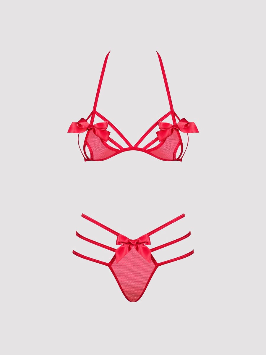 Obsessive Giftella Dessous Set, Rot - Amorana von Obsessive