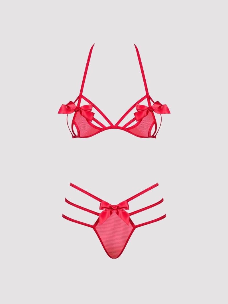 Obsessive Giftella Dessous Set, Rot - Amorana von Obsessive