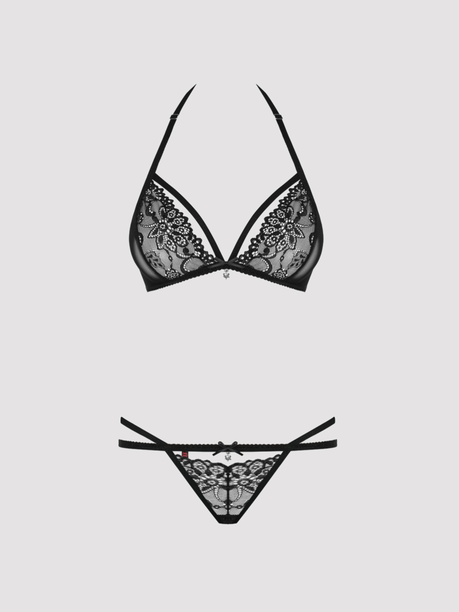 Obsessive Kylie Dessous Set, Schwarz - Amorana von Obsessive