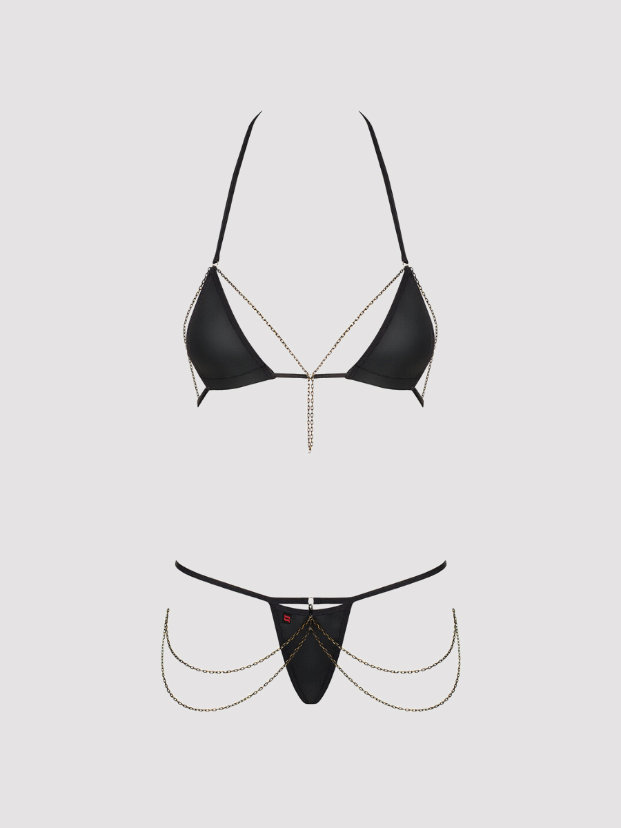 Obsessive Redella Dessous Set, Schwarz - Amorana von Obsessive