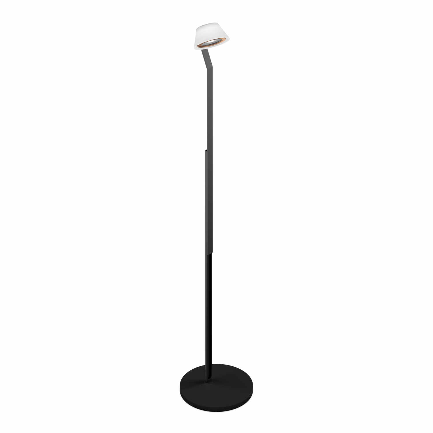 Leì 3d lettura LED Stehleuchte, Ring / Body / Base rose gold/schwarz matt Leì 3d lettura LED Stehleuchte, Ring / Body / Base rose gold/schwarz matt von Occhio