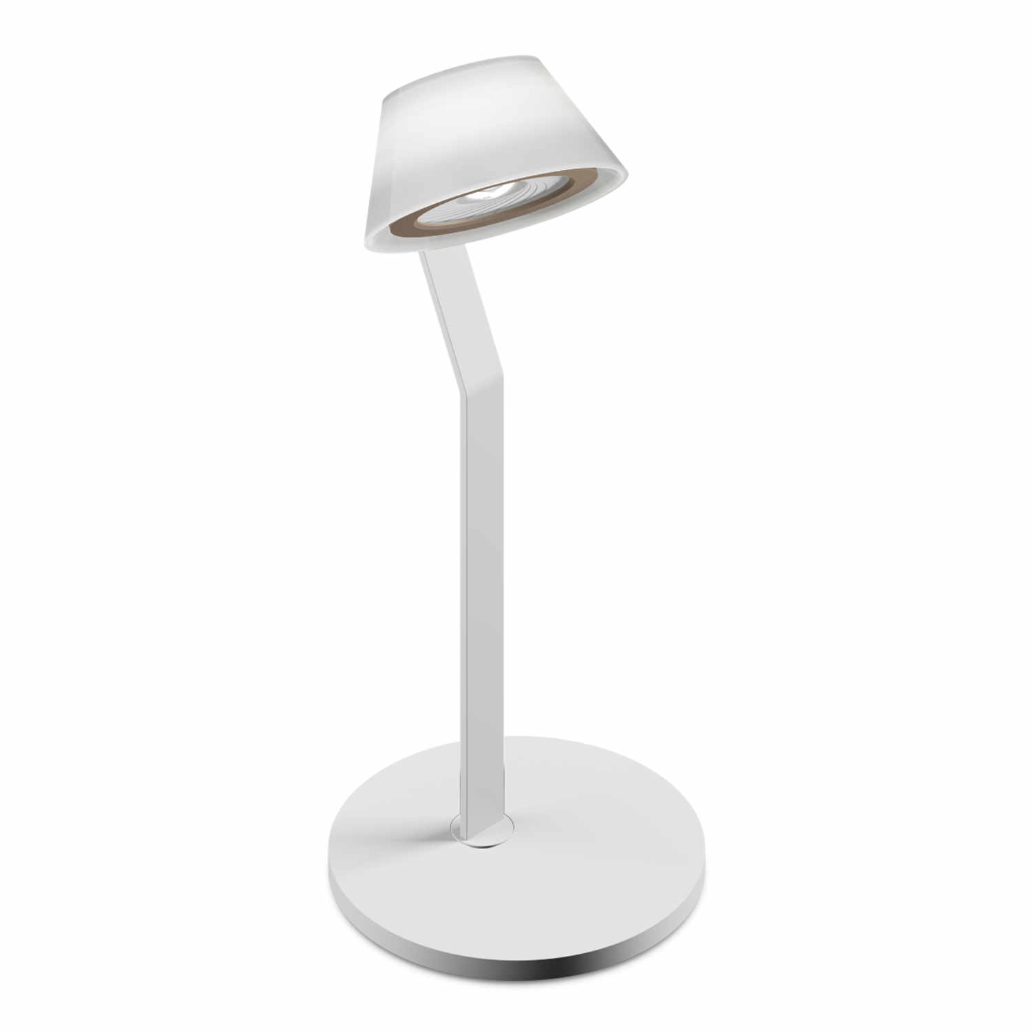 Leì 3d tavolo LED Tischleuchte, Ring / Body / Base gold matt/weiss matt Leì 3d tavolo LED Tischleuchte, Ring / Body / Base gold matt/weiss matt von Occhio