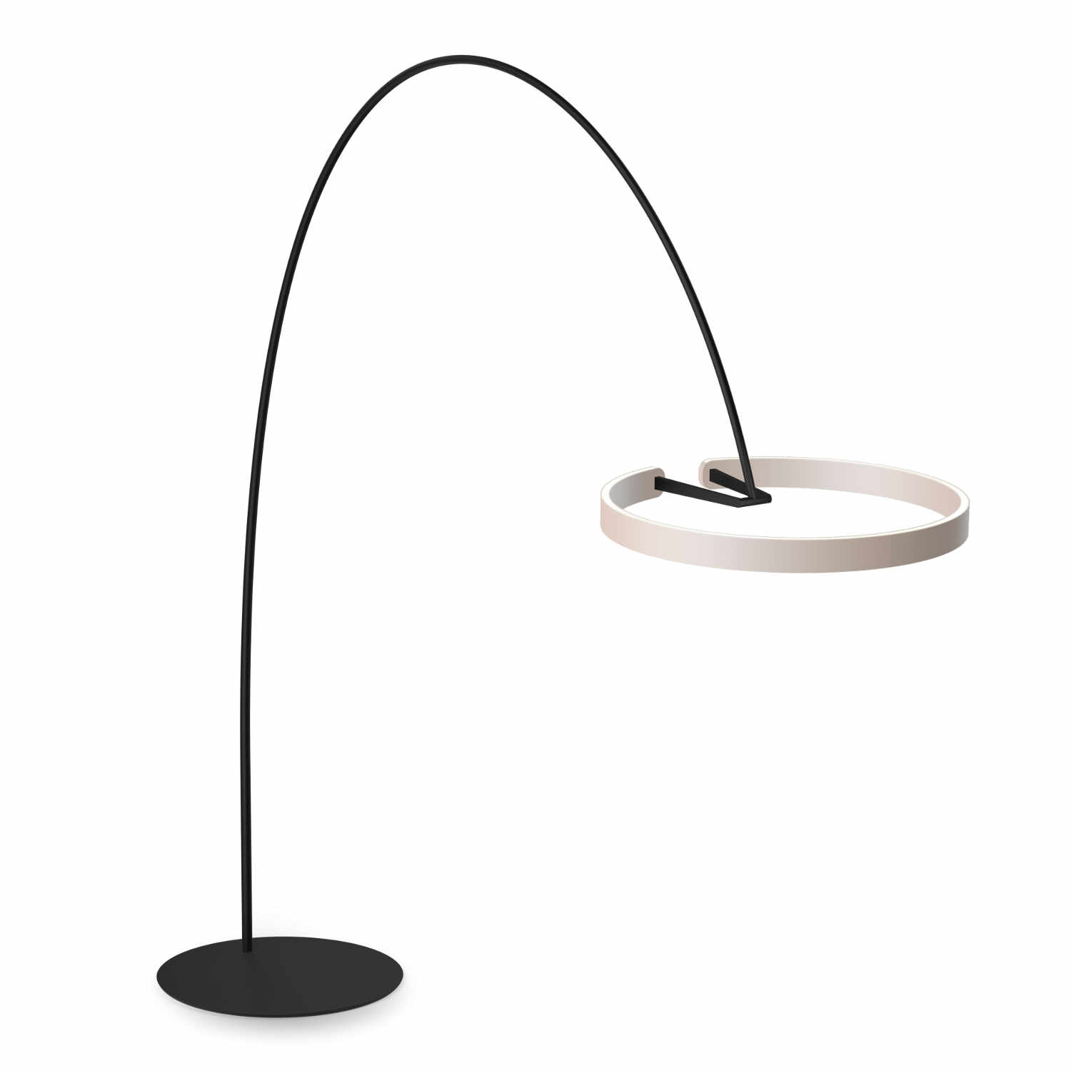 Mito Largo LED Bogenleuchte, Kopf / Body gold matt/schwarz matt Mito Largo LED Bogenleuchte, Kopf / Body gold matt/schwarz matt von Occhio