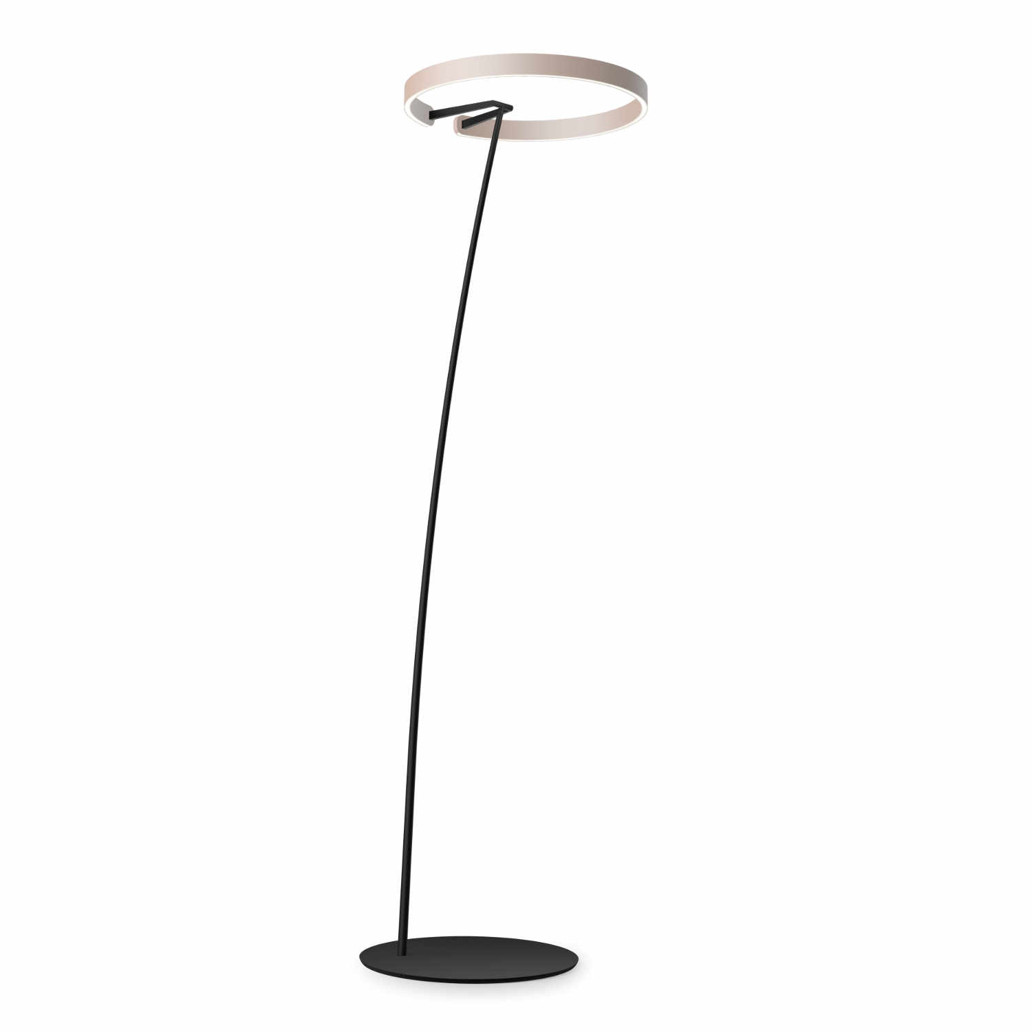 Mito Raggio LED Stehleuchte, Kopf / Body gold matt/schwarz matt Mito Raggio LED Stehleuchte, Kopf / Body gold matt/schwarz matt von Occhio