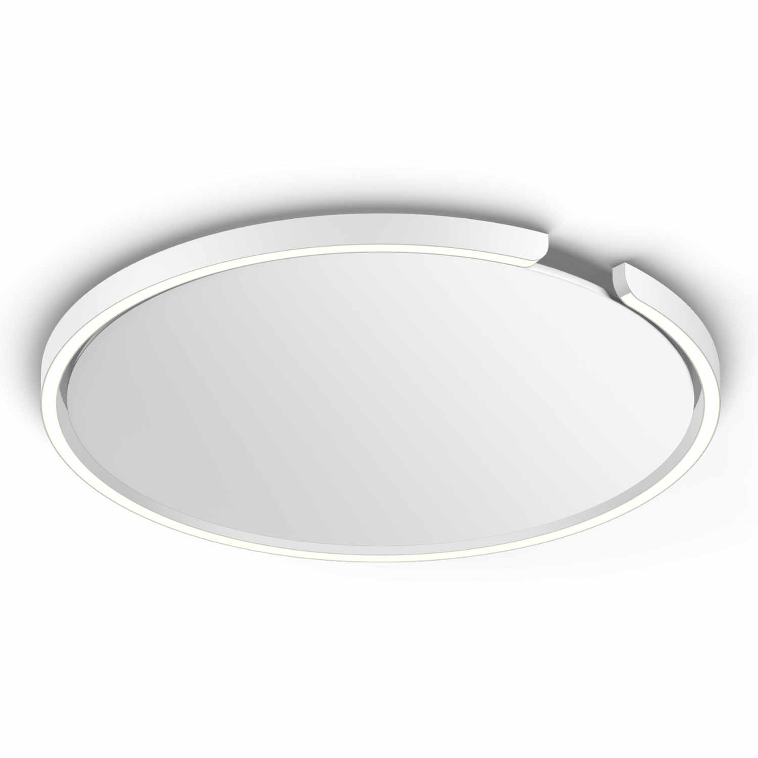 Mito Soffitto Up LED Decken-/Wandleuchte, Grösse d. 60 cm, Farbe weiss matt von Occhio