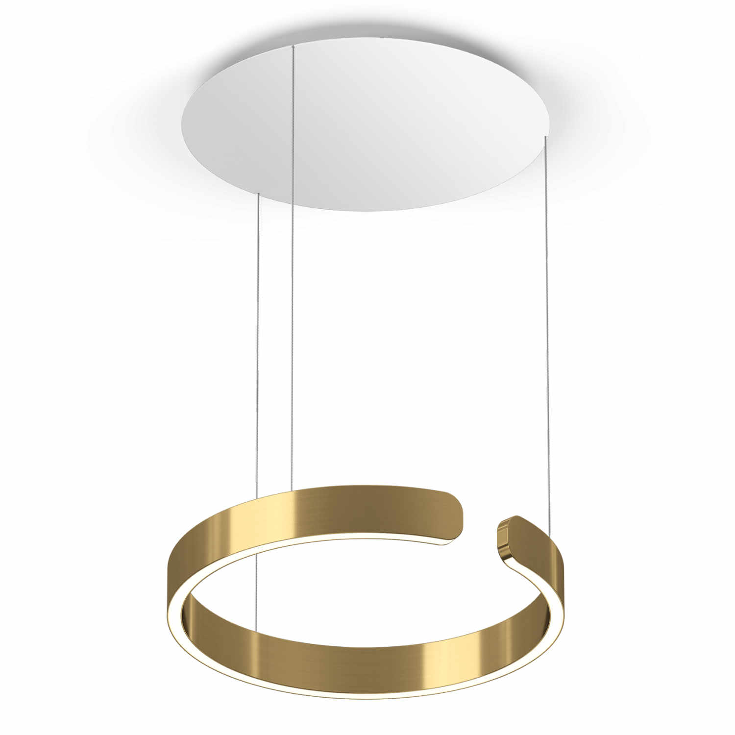 Mito Sospeso Up LED Pendelleuchte, Grösse d. 40 cm, Farbe bronze, Kabellänge fix Mito Sospeso Up LED Pendelleuchte, Grösse d. 40 cm, Farbe bronze, Kabellänge fix von Occhio