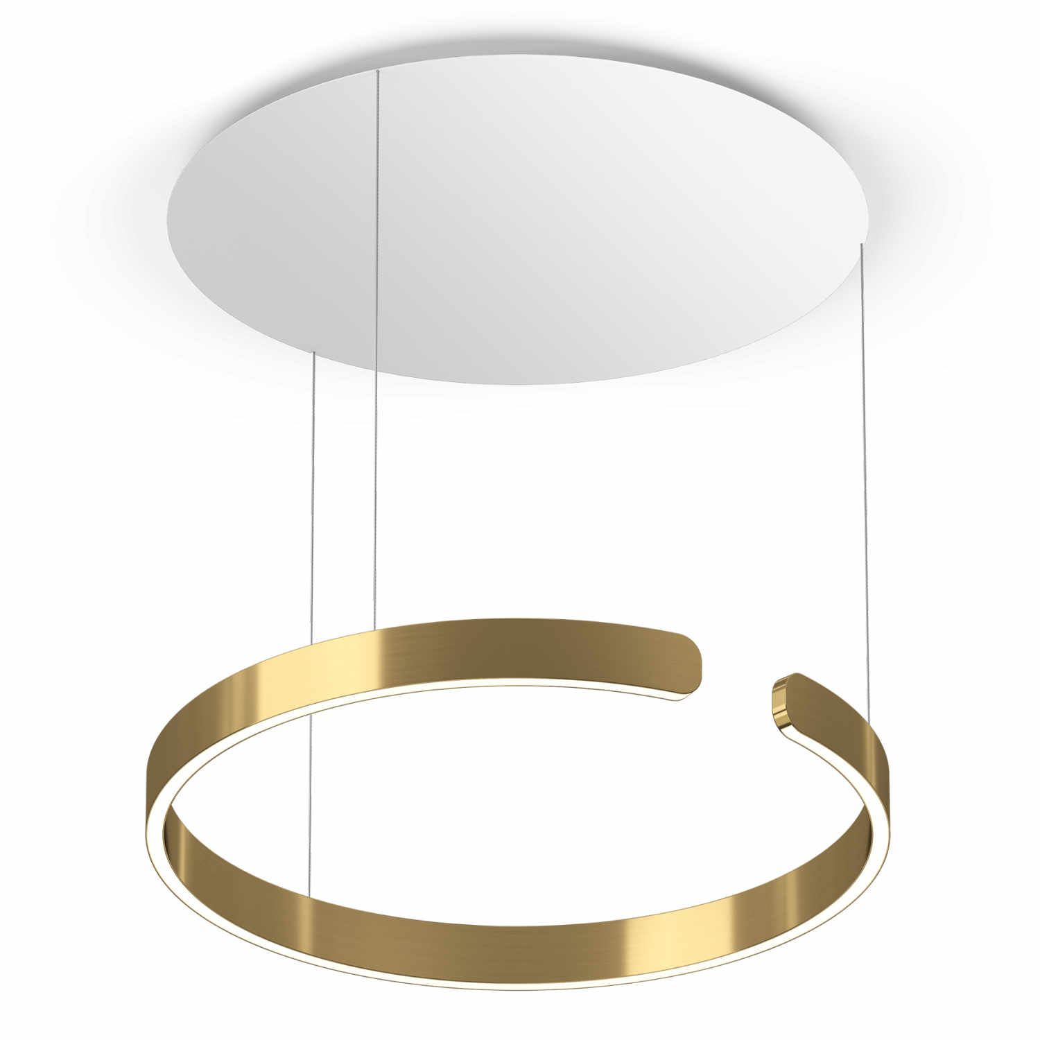 Mito Sospeso Up LED Pendelleuchte, Grösse d. 60 cm, Farbe bronze, Kabellänge fix Mito Sospeso Up LED Pendelleuchte, Grösse d. 60 cm, Farbe bronze, Kabellänge fix von Occhio