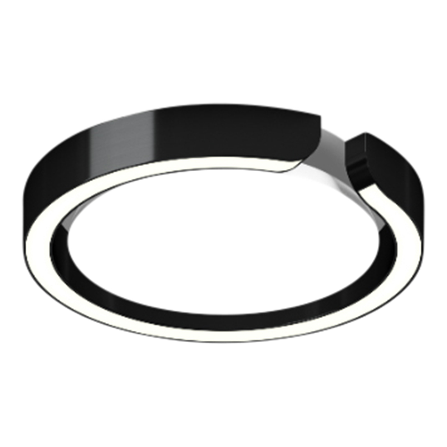 Mito soffitto Up LED Decken-/Wandleuchte, Grösse d. 20 cm, Farbe black phantom Mito soffitto Up LED Decken-/Wandleuchte, Grösse d. 20 cm, Farbe black phantom von Occhio
