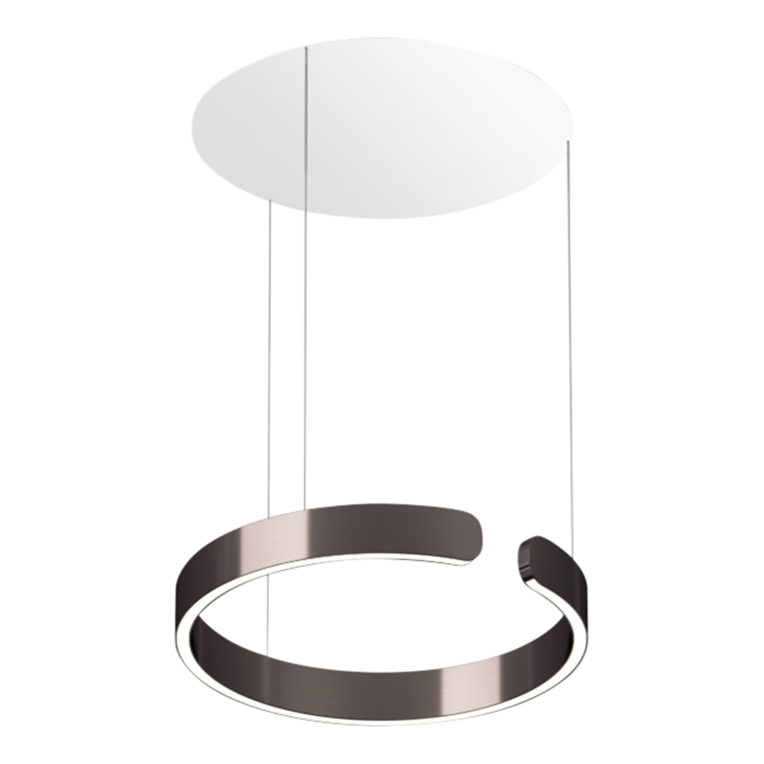 Mito sospeso Up LED Pendelleuchte, Grösse d. 40 cm, Farbe phantom, Kabellänge fix Mito sospeso Up LED Pendelleuchte, Grösse d. 40 cm, Farbe phantom, Kabellänge fix von Occhio