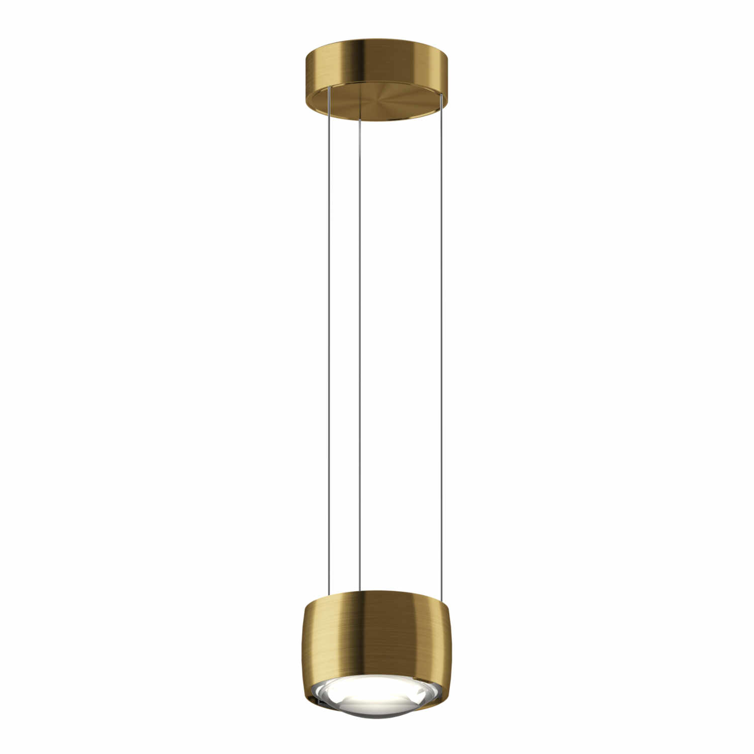 Sento Sospeso Up LED Pendelleuchte, Kopf / Base bronze, Kabellänge fix Sento Sospeso Up LED Pendelleuchte, Kopf / Base bronze, Kabellänge fix von Occhio