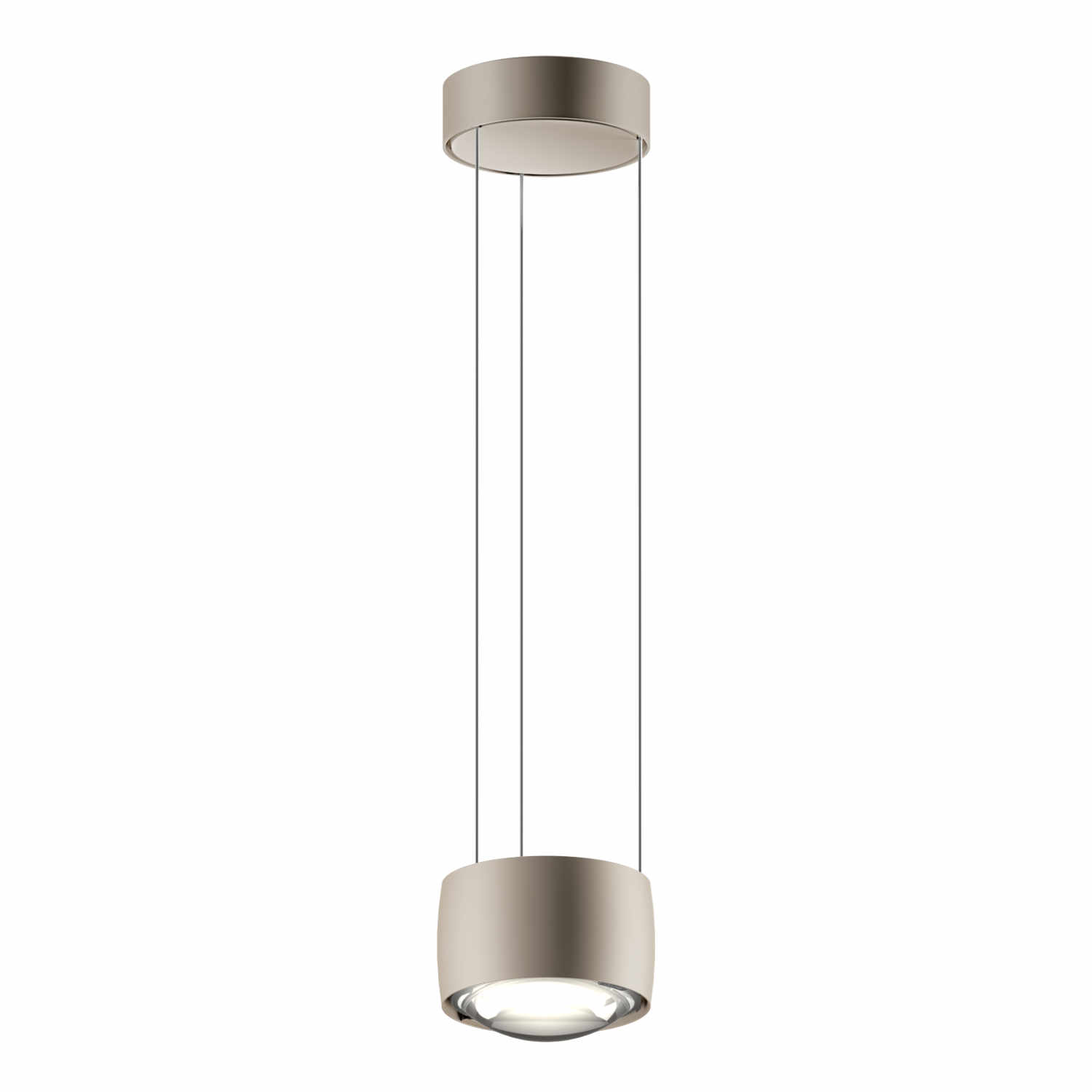 Sento Sospeso Up LED Pendelleuchte, Kopf / Base gold matt, Kabellänge fix Sento Sospeso Up LED Pendelleuchte, Kopf / Base gold matt, Kabellänge fix von Occhio