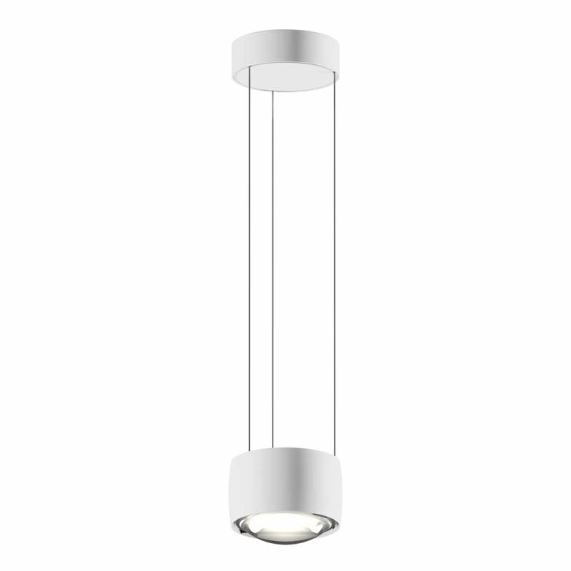 Sento Sospeso Up LED Pendelleuchte, Kopf / Base weiss matt, Kabellänge variabel von Occhio