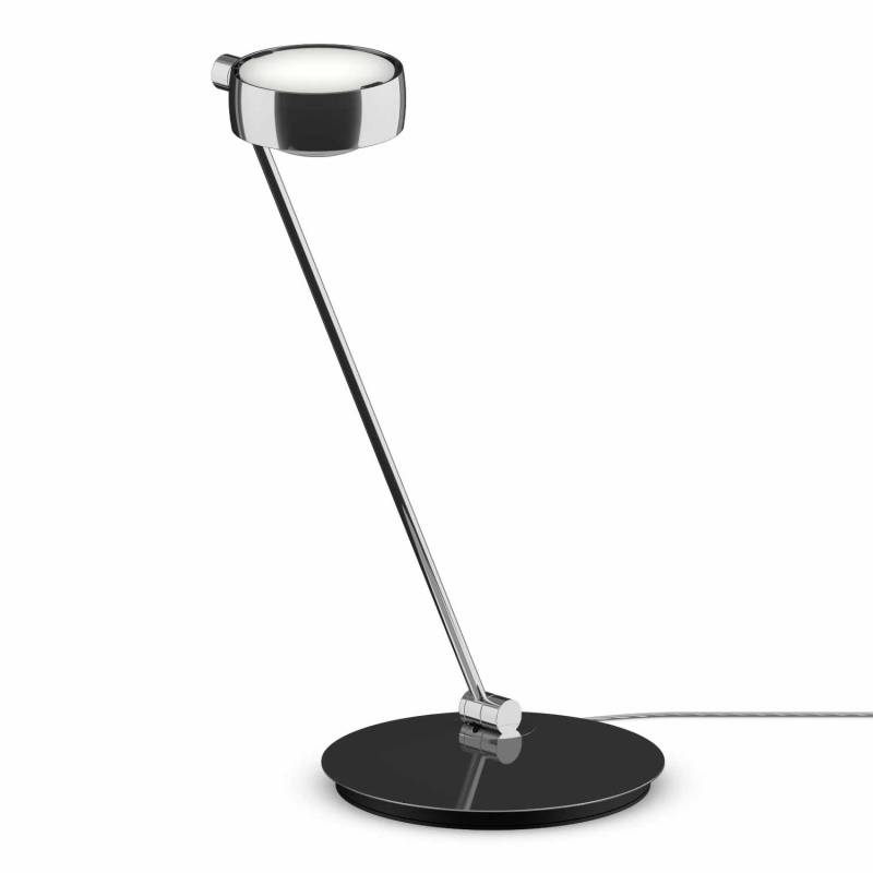 Sento Tavolo LED Tischleuchte, Grösse höhe 60 cm, Kopf / Body / Fuss chrom glanz, Ausrichtung rechts von Occhio