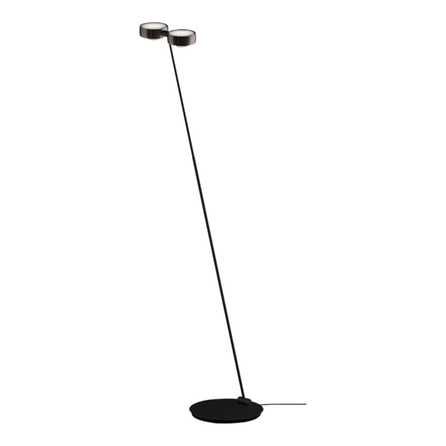 Sento Terra LED Bodenleuchte, Kopf / Body / Fuss phantom / schwarz matt / schwarz matt Sento Terra LED Bodenleuchte, Kopf / Body / Fuss phantom / schwarz matt / schwarz matt von Occhio