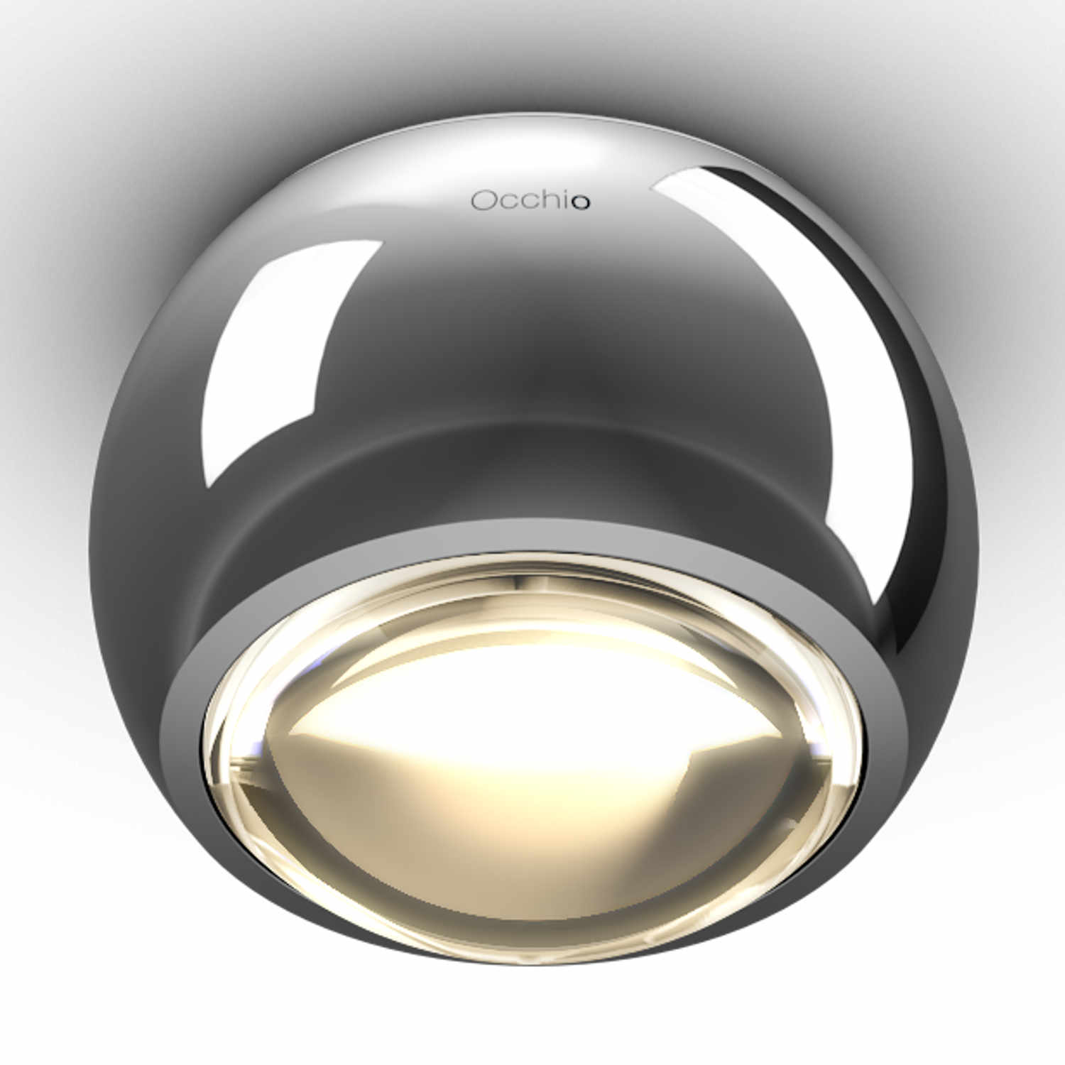 ìo Spotlight alto v LED Deckenleuchte, Kopf / Base chrom glanz ìo Spotlight alto v LED Deckenleuchte, Kopf / Base chrom glanz von Occhio