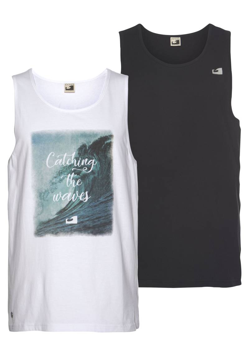 Ocean Sportswear Tanktop, (2er-Pack), in Baumwoll -Qualität von Ocean Sportswear