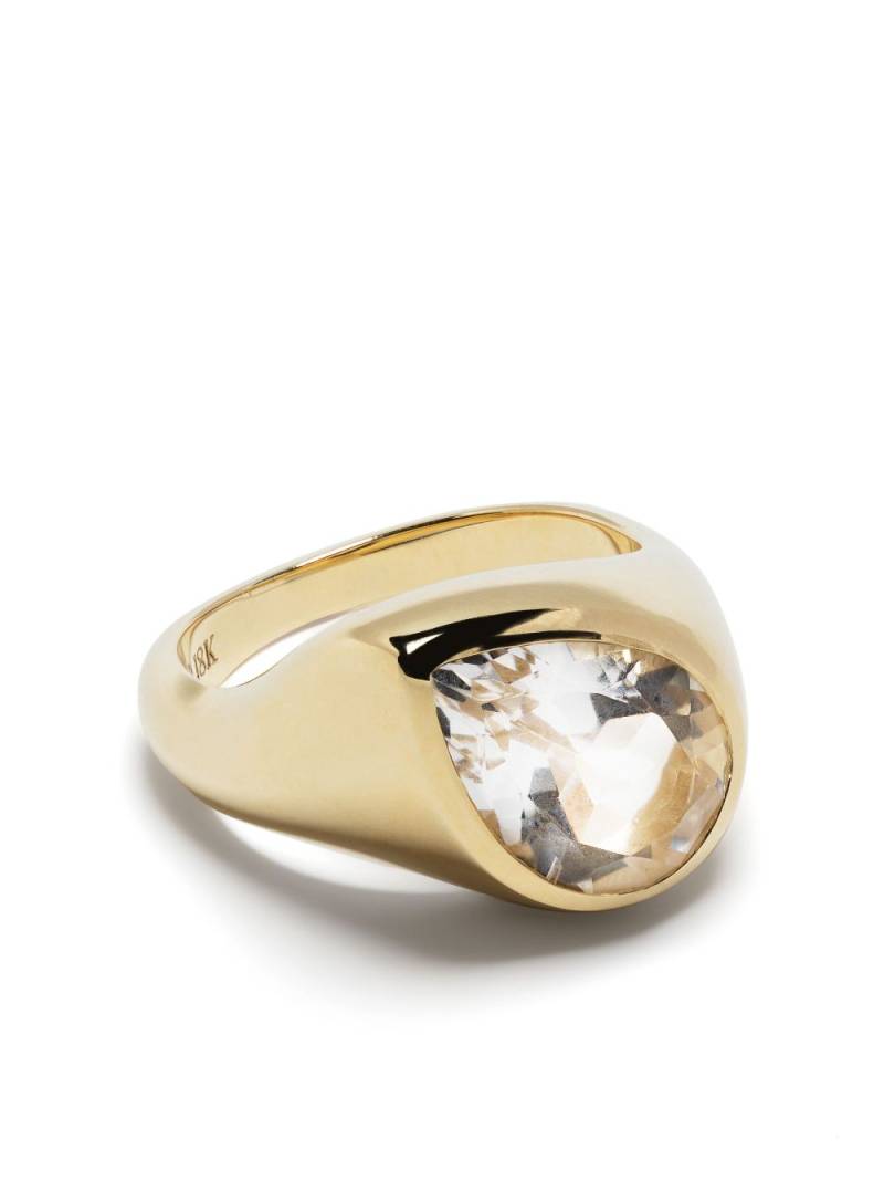 Octavia Elizabeth 18kt yellow gold Aura topaz ring von Octavia Elizabeth