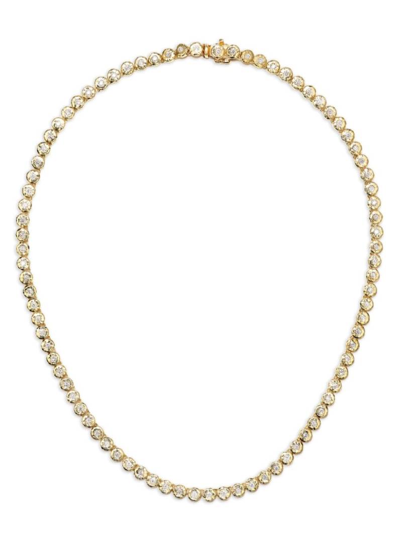 Octavia Elizabeth 18kt yellow gold Nesting Gem tennis necklace von Octavia Elizabeth