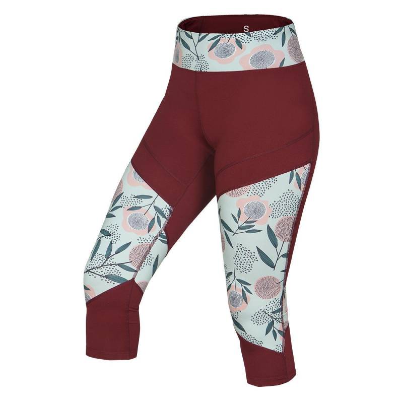 Ocun - leggings rhea 3/4 wine, für Damen, Größe M von Ocun