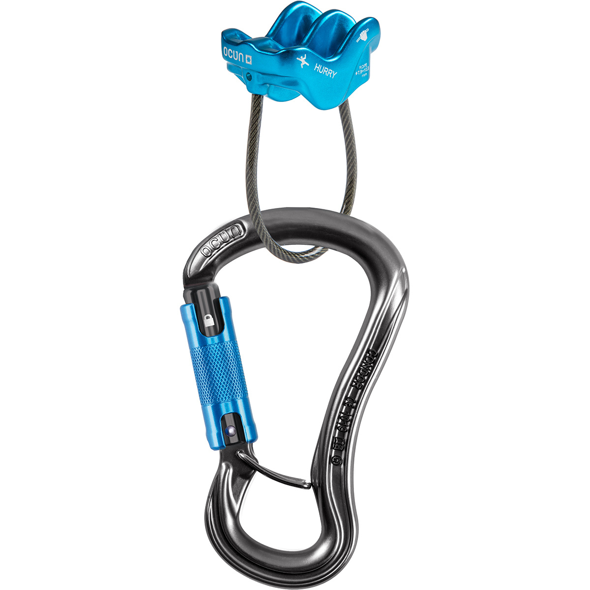 Ocun Belay Kondor Triple Hurry Sicherungsgerät-Set von Ocun