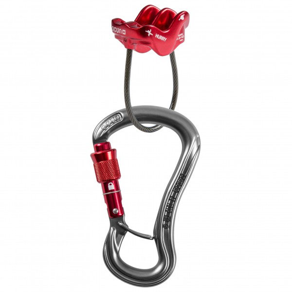 Ocun - Belay Set Condor/Hurry - Sicherungsgerät grau/rot von Ocun